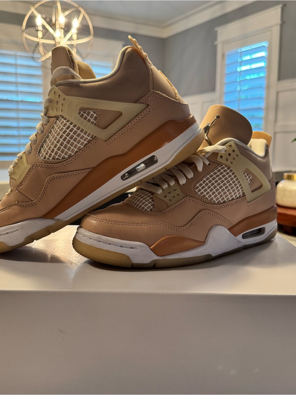 Wmns Air Jordan 4 Retro SHIMMER - Picture 12 of 16